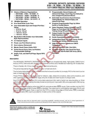 SN74V283-15GGM datasheet  